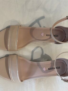 Steve Madden Blush Pink Ankle-Strap Dress Sandals